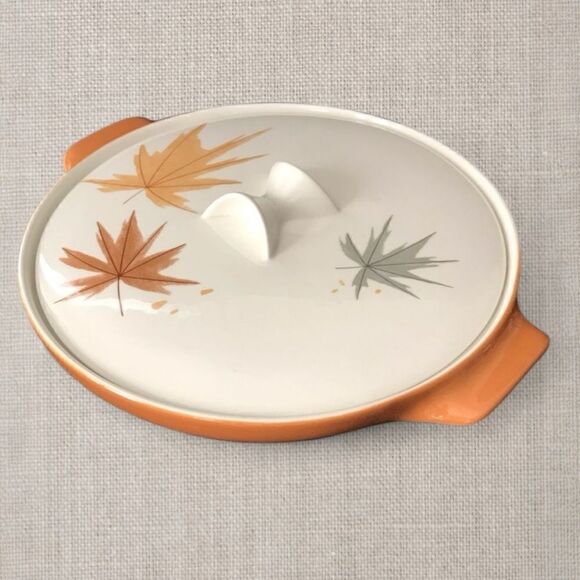 Harvest Time by Iroquois 1.75 Qt Round Covered Casserole Informal True China - Picture 4 of 16
